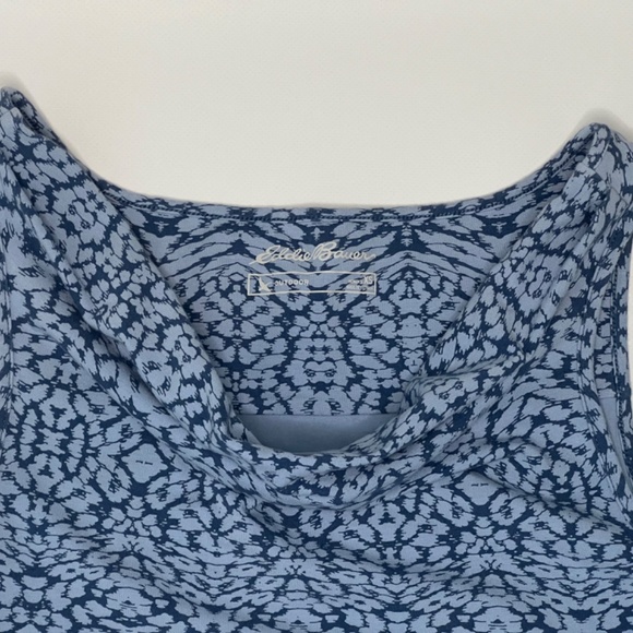 Eddie Bauer Outdoor Women’s Casual Dress Sleeveless Midi Cowl Neck Blue Size XS - Picture 5 of 13